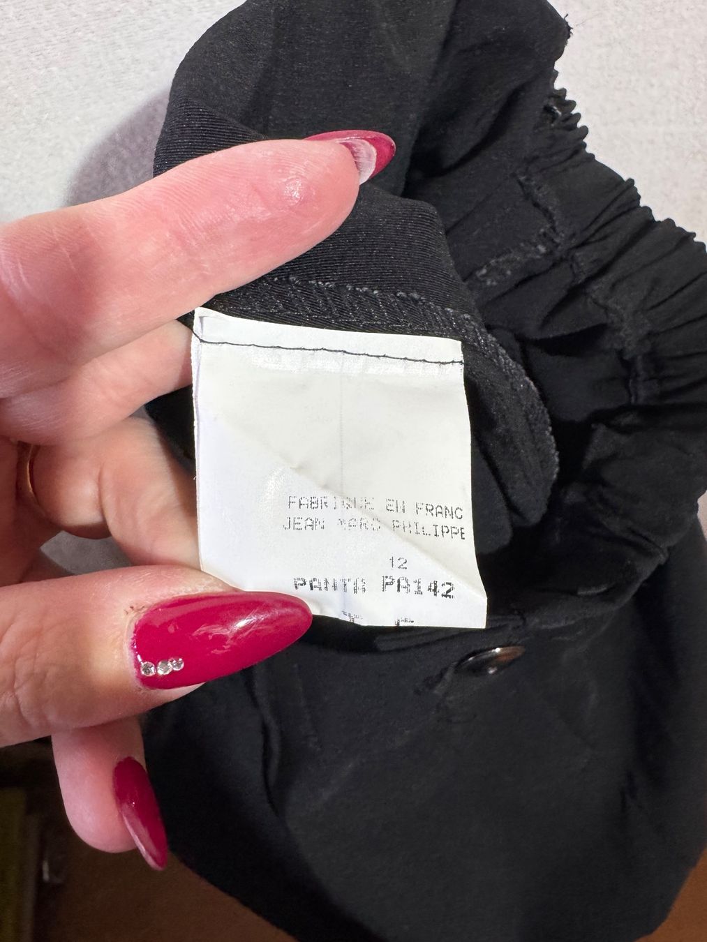 Pantaloni: Spezielle schwarze Stoffhose ca Gr. M/L – Usato da Grosswangen venduto da SALE_SALE_SALE 2