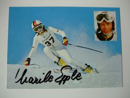 MARIE EPPLE (DE) SKISTAR  HANDSIGNIERT AK !