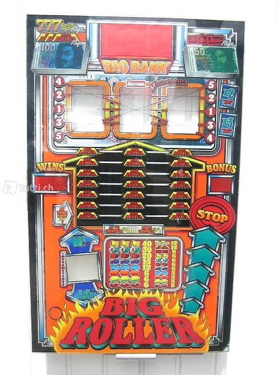Flipperkästen: Frontpartie Geldspielautomat Flipper Glasbild – Gebraucht aus Klingnau von Quasimondo