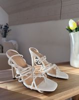 Damen Sandalen weiss Schnürung Grösse 39 neu