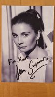 Jean Simmons, Original Autogramm auf Foto in s/w