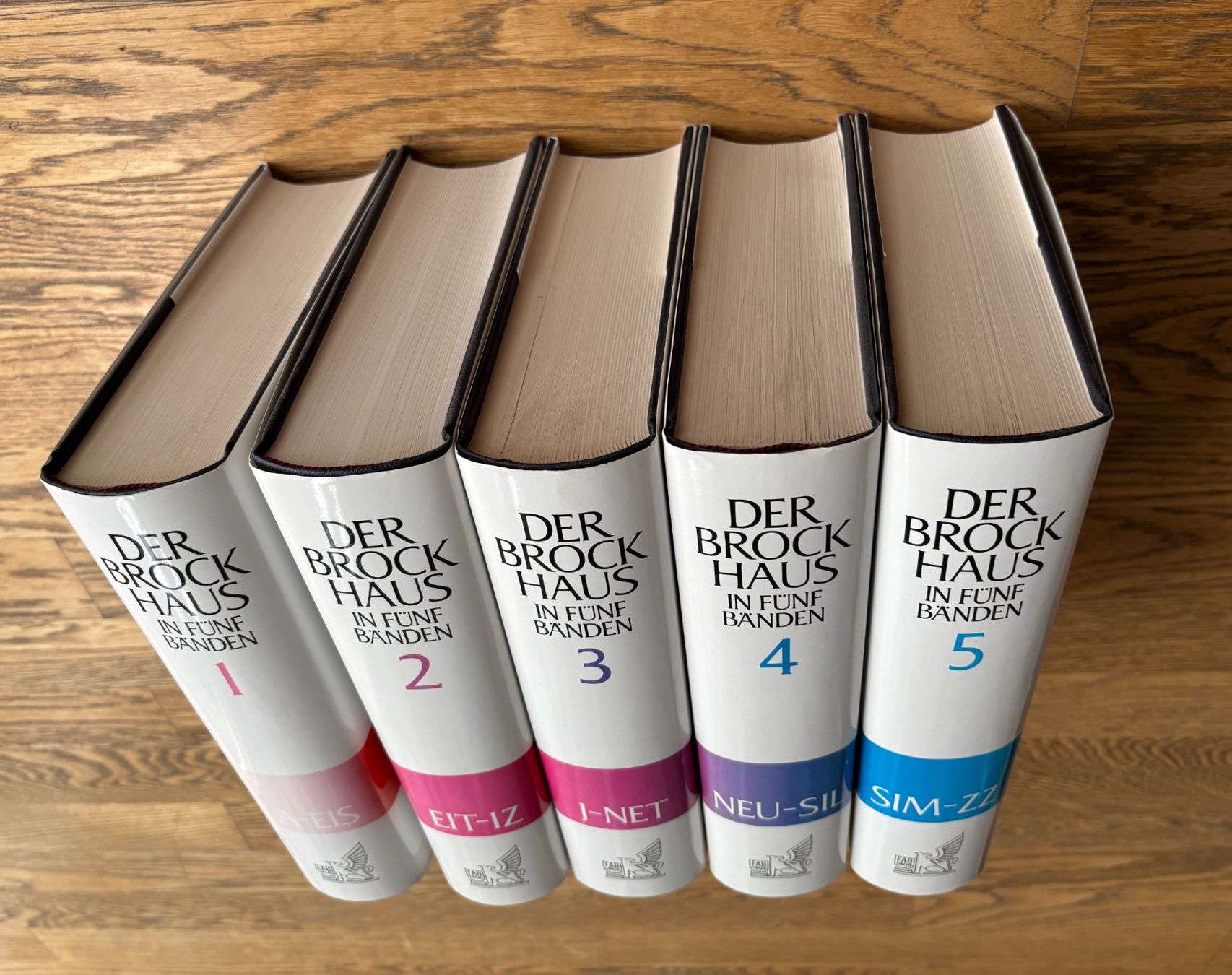 Libri: Brockhaus in 5 Bänden - 1993 – Usato da Hünibach venduto da Produktform 1