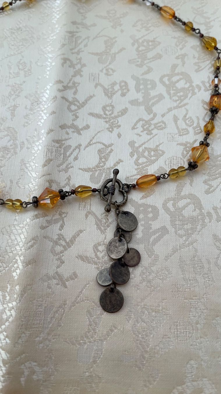 H&M Catenine: Kette Armband 50cm /Messing Glas Halskette – Nuovo (secondo la descrizione) da Kölliken venduto da Prscoo 3