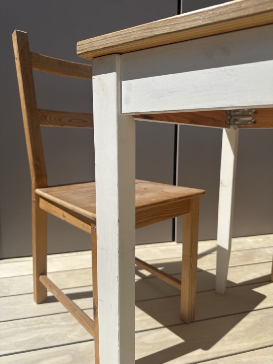 Ikea Set di tavolo e panche: Tisch mit 2 Stühlen, IKEA, Frühling – Usato da Rothenburg venduto da wer_g9fd 5