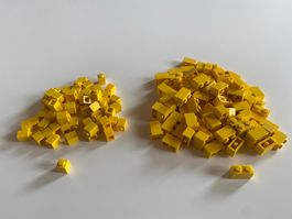 LEGO - 150 - DIVERSE - GELBE - STEINE