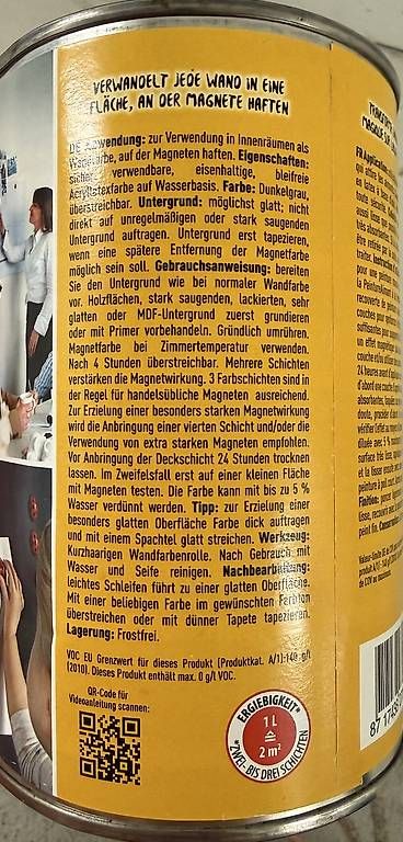 Farben: Magnetfarbe und Schultafellack – Neu und originalverpackt aus Zürich von TomTom2011 4