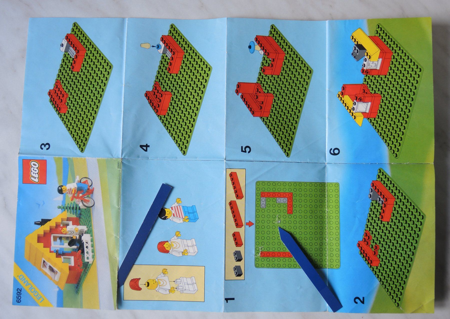 Lego Spielzeuge: Weekend Cottage,  Set 6592  (1990) – Gebraucht aus Burgdorf von ursla50 4