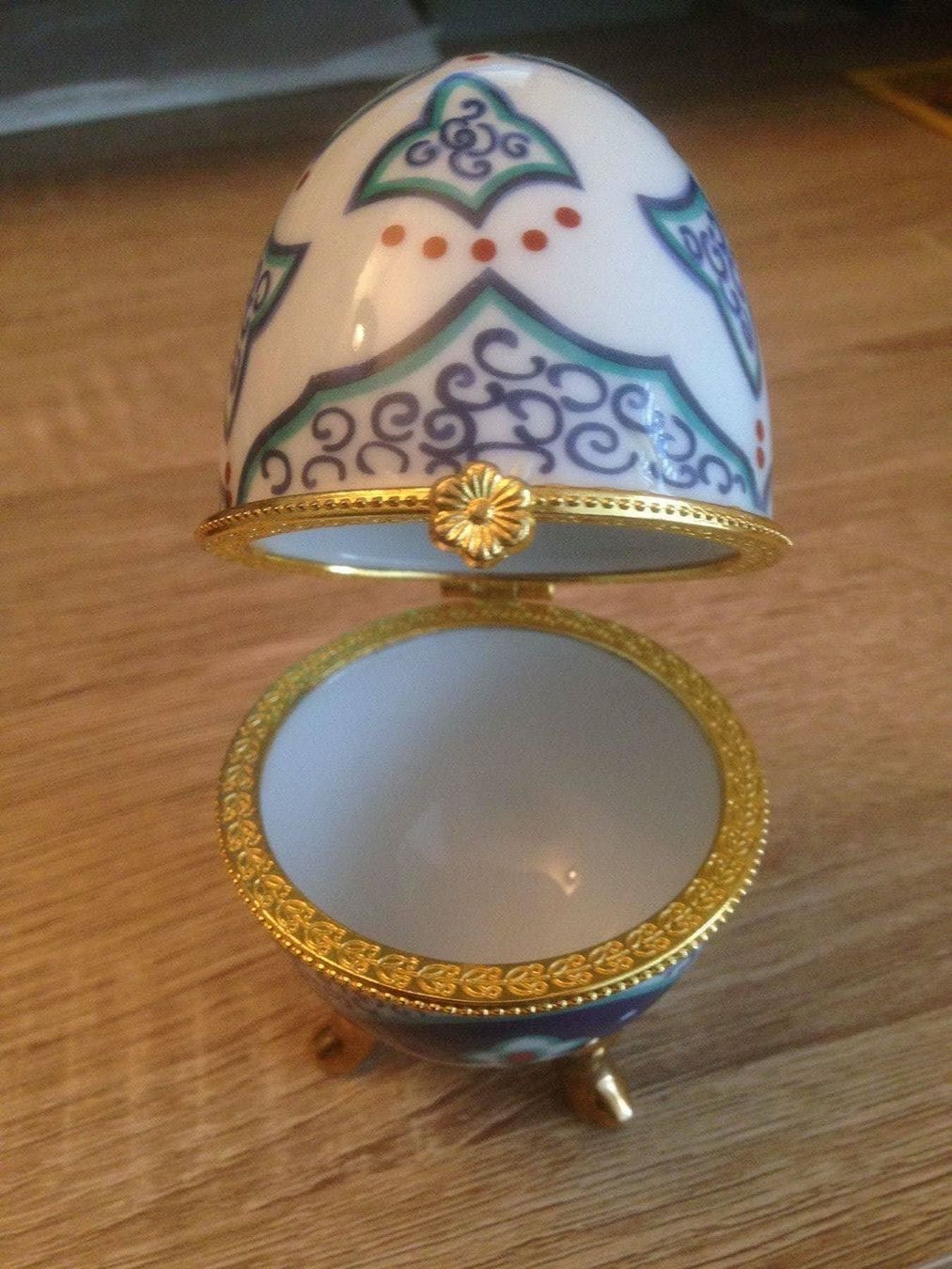 Tutte le decorazioni: Lot de 3 oeufs de décoration. – Usato da Clarens venduto da Surcouf91 2