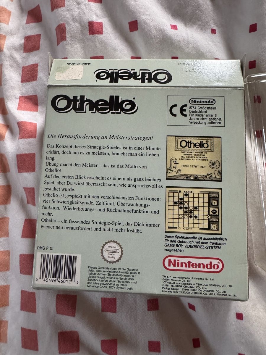 Nintendo Giochi: Ortello Gameboy – Usato da Sursee venduto da Nic28 2