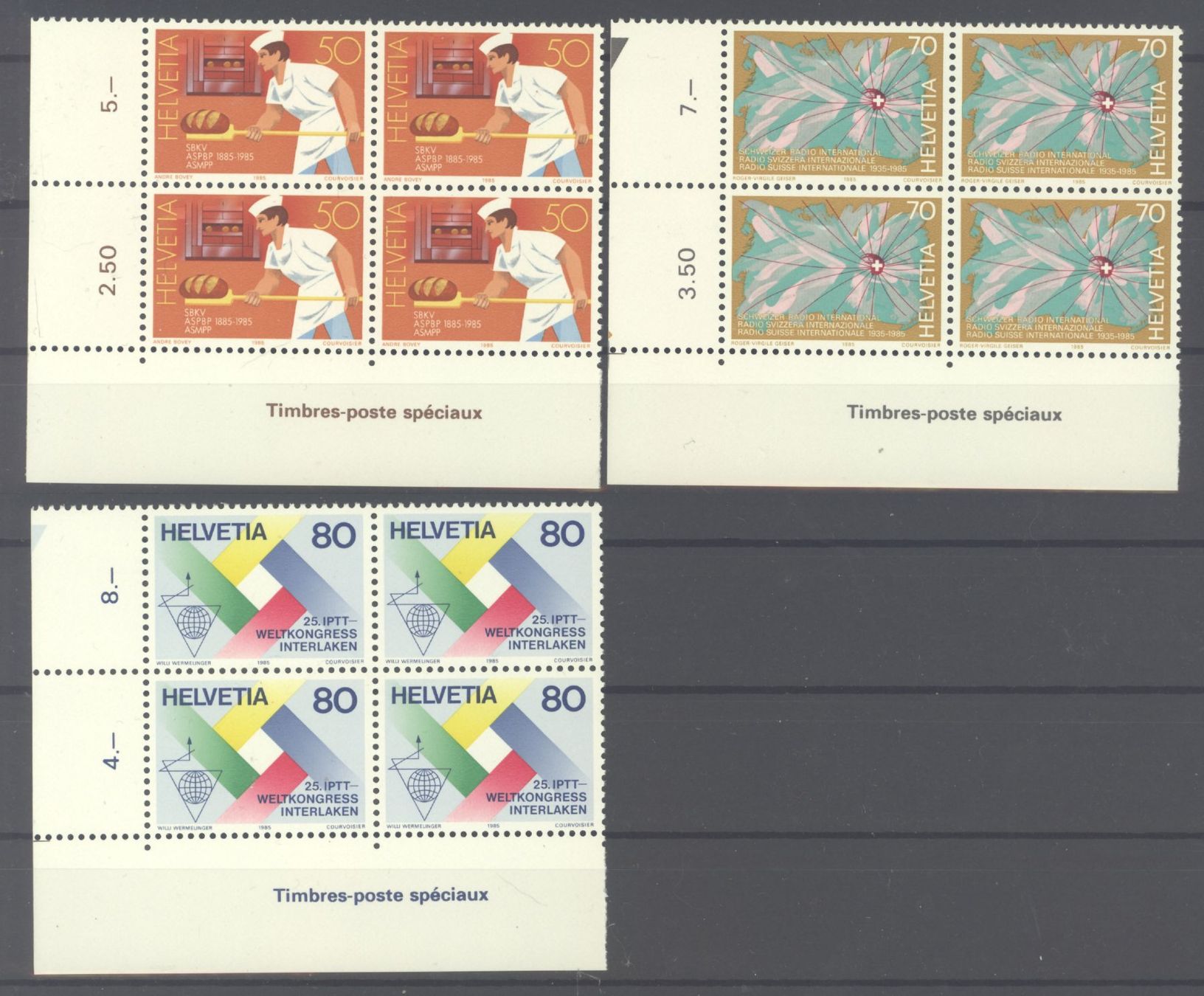 Tutti i francobolli: 1985, Sondermarken II ** – Usato da Willisau venduto da Vollstempel