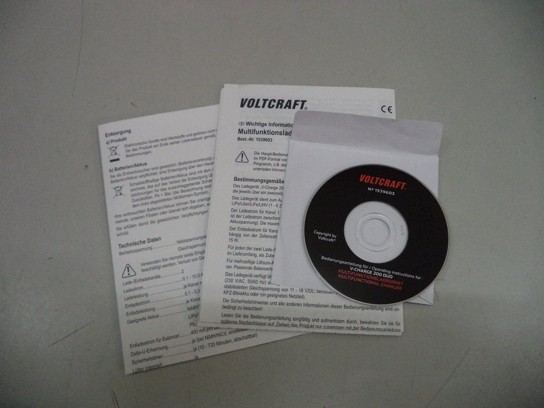 Voltcraft Caricabatterie: VOLTKRAFT V-Charge 200 Duo – Nuovo e nell'imballaggio originale da Rieden AG venduto da Wirth03 3