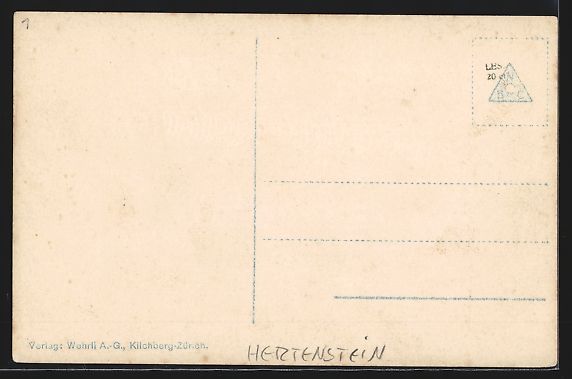 Cartoline postali: Hertenstein /Vierwaldstättersee, Schlos – Usato da Berlin venduto da bartko-reher 1