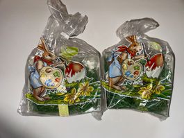 2 Osterkörbchen und 2 Osterteller