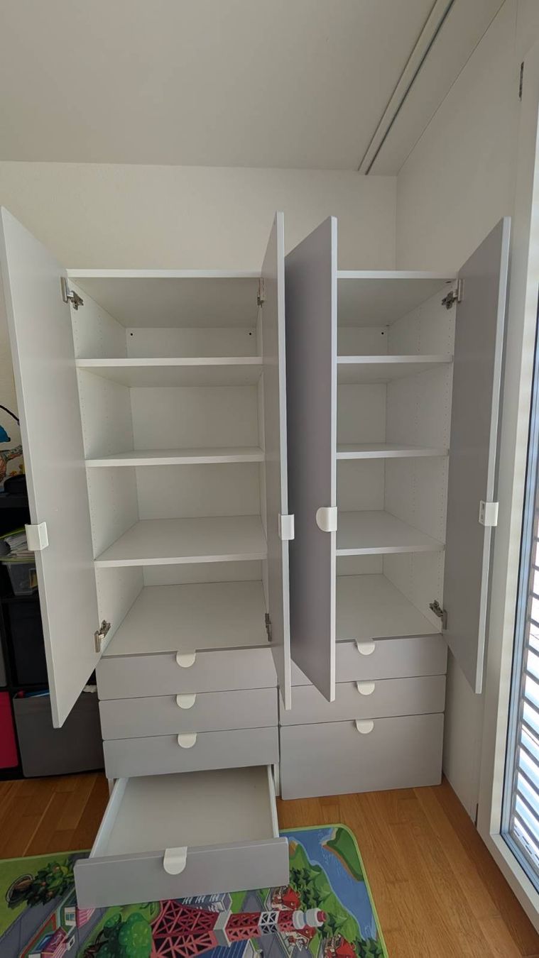 Ikea Armadi: IKEA Kleiderschrank SMÅSTAD / PLATSA – Usato da Fislisbach venduto da and_zg6c