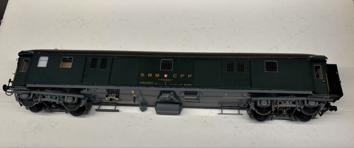 Metropolitan Modellini di ferrovie: Spur 0 Metrop SBB Gepäckwagen – Usato da St-Blaise venduto da Rjc 1