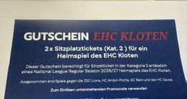 EHC Kloten 2 Sitzplatz-Tickets Kategorie 2