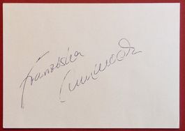 Franziska Krumwiede Autogramm signiert Karte 10x15cm