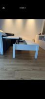Tisch, weiss mit Staufach, top Zustand