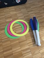 Juggling Clubs and Rings Set used condition
