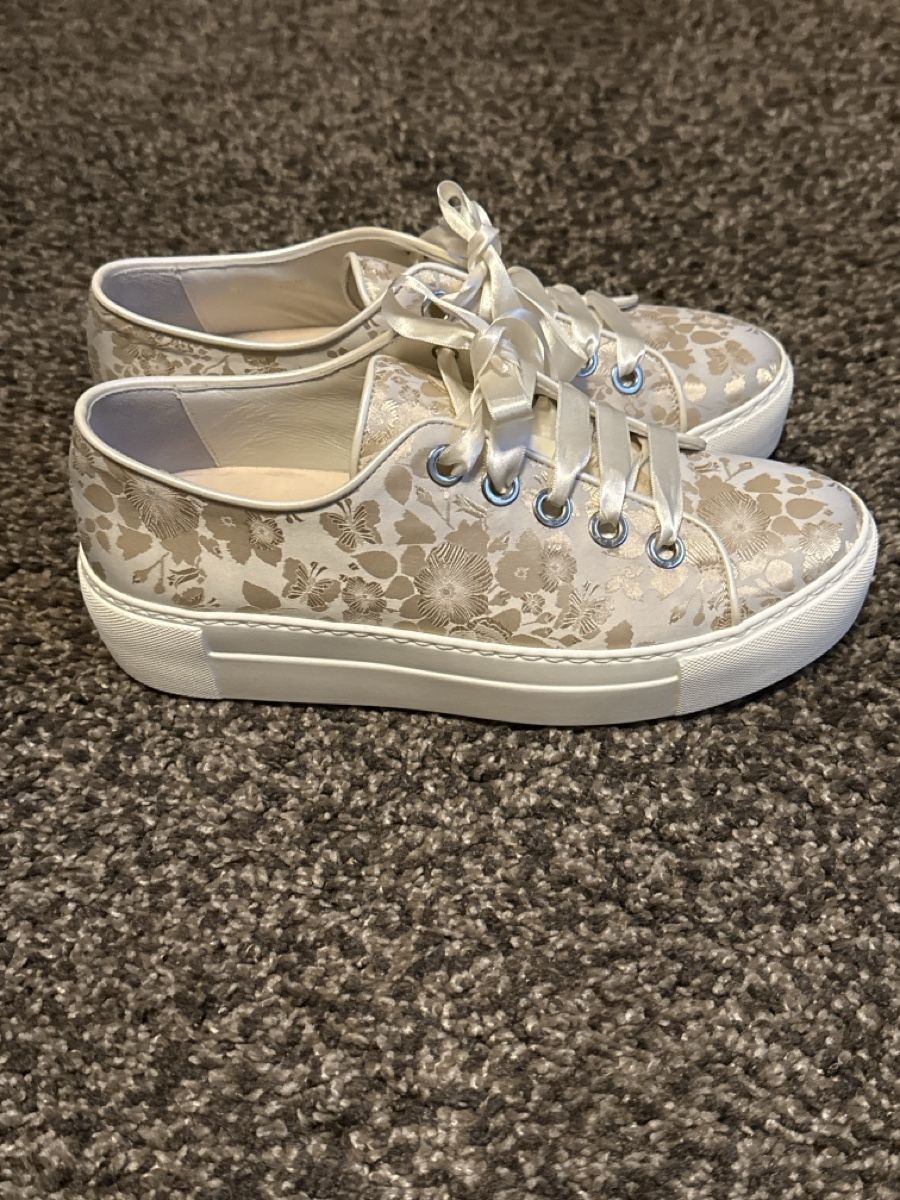 Fiorucci Scarpe da donna: Fiorucci Brautschuhe Sneaker, Blumenmuster – Nuovo e nell'imballaggio originale da Uerikon venduto da Vanessita07 3