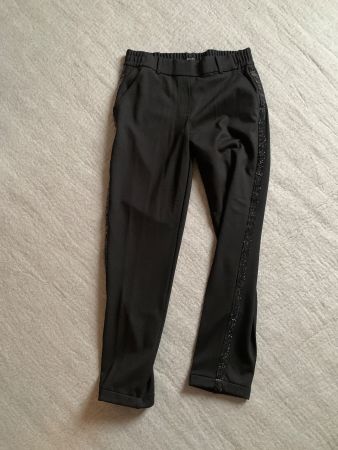 Schicke OPUS Hose, schwarz, Gr.38 neuwertig mit Glitzer
