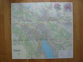 Zürich Stadtplan 1976,  Fr. 5.50