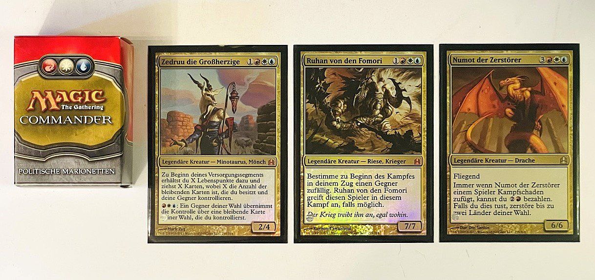 Magic The Gathering Sammelbilder & Trading cards: Magic The Gathering Commander Deck 2011 Politische Marion... – Gebraucht aus Duggingen von nad_6yzh