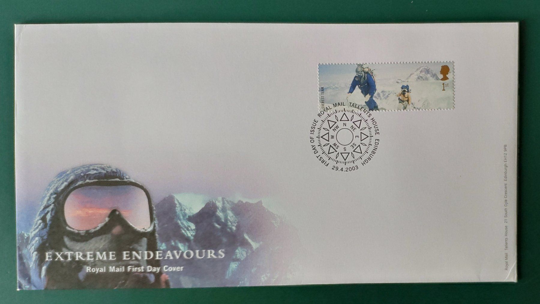 Tutti i francobolli: FDC + 10 Postfrische Marken / Extreme Endeavours 29.4.2003 – Usato da Volketswil venduto da Spacepanda