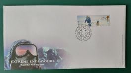 FDC + 10 Postfrische Marken / Extreme Endeavours 29.4.2003