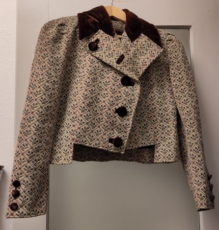 Bauchfreier Blazer von Christian Lacroix, Gr. 36/38