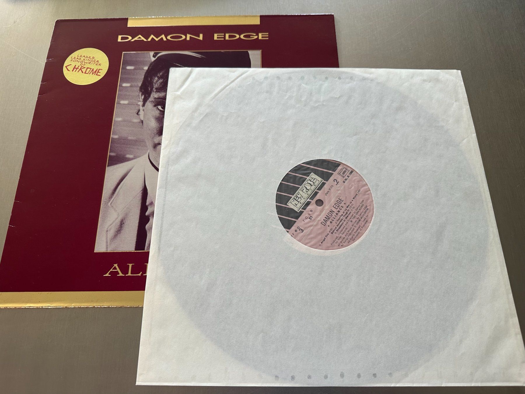 Dischi in vinile: DAMON EDGE LP ALLIANCE - CHROME – Usato da Sion venduto da jaipur1401 3