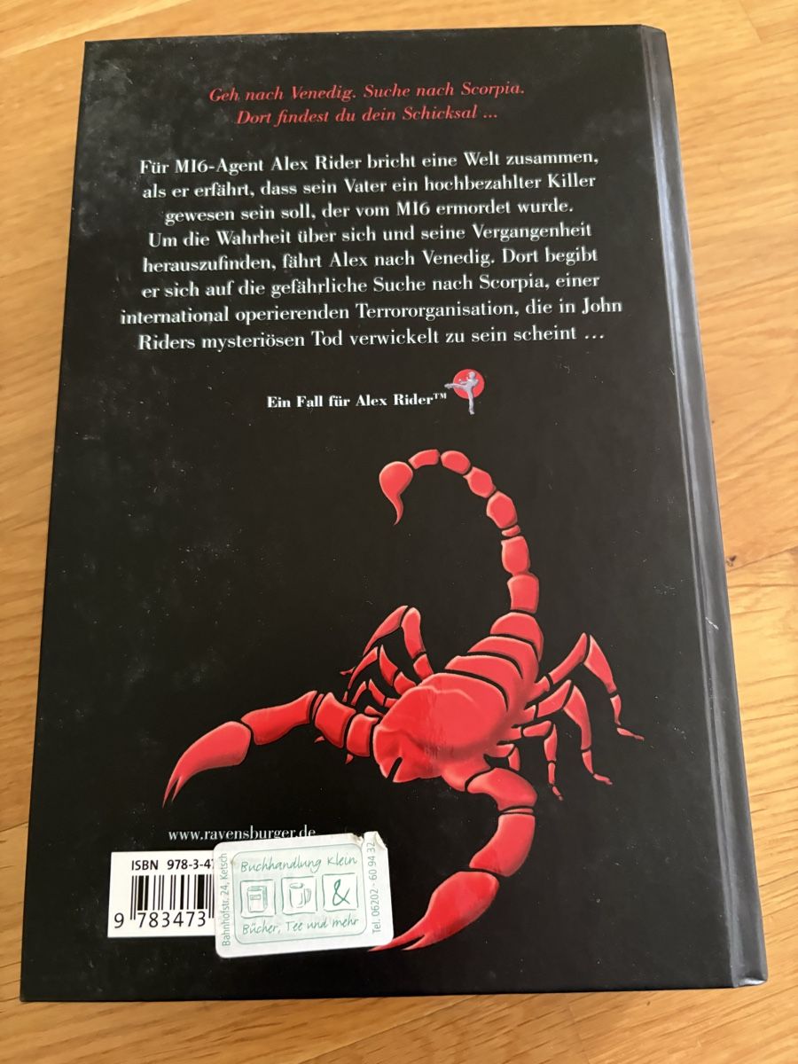 Libri: Alex Rider Trilogie von Anthony Horowitz – Usato da Baden venduto da Susanne_AC 6
