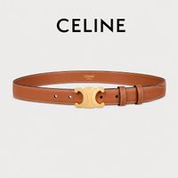 CELINE Triomphe belt brown 75cm TOP!