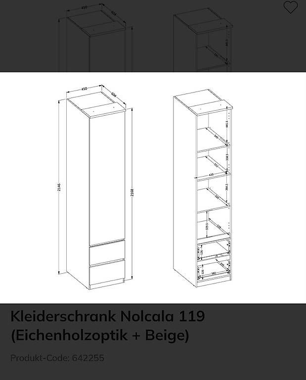 Schränke: Neues Schrank – Gebraucht aus Adliswil von menielm 1