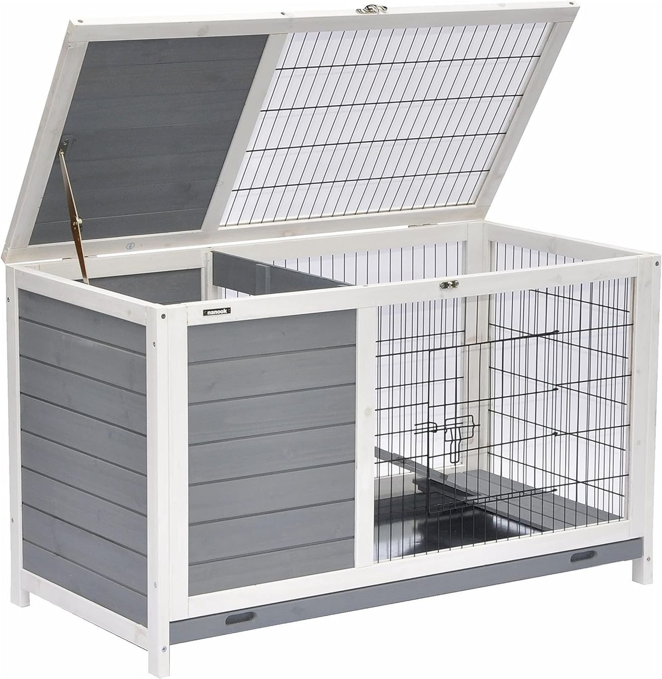 Cages, transport & sécurité: Kleintierstall Easy grau / weiß – Neuf avec emballage d'origine à Bottighofen par zaap 1