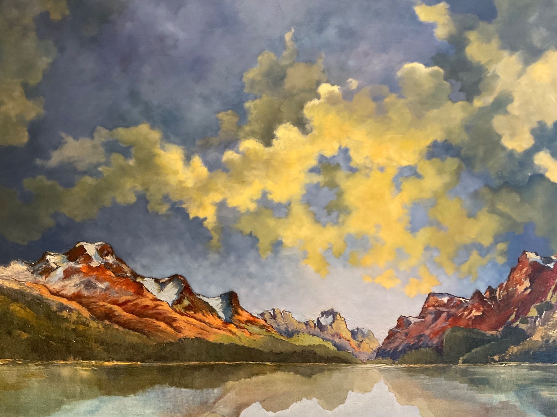 Foto & Immagini: BILD auf Leinwand handgemalt – Usato da Scuol venduto da Lotus2020