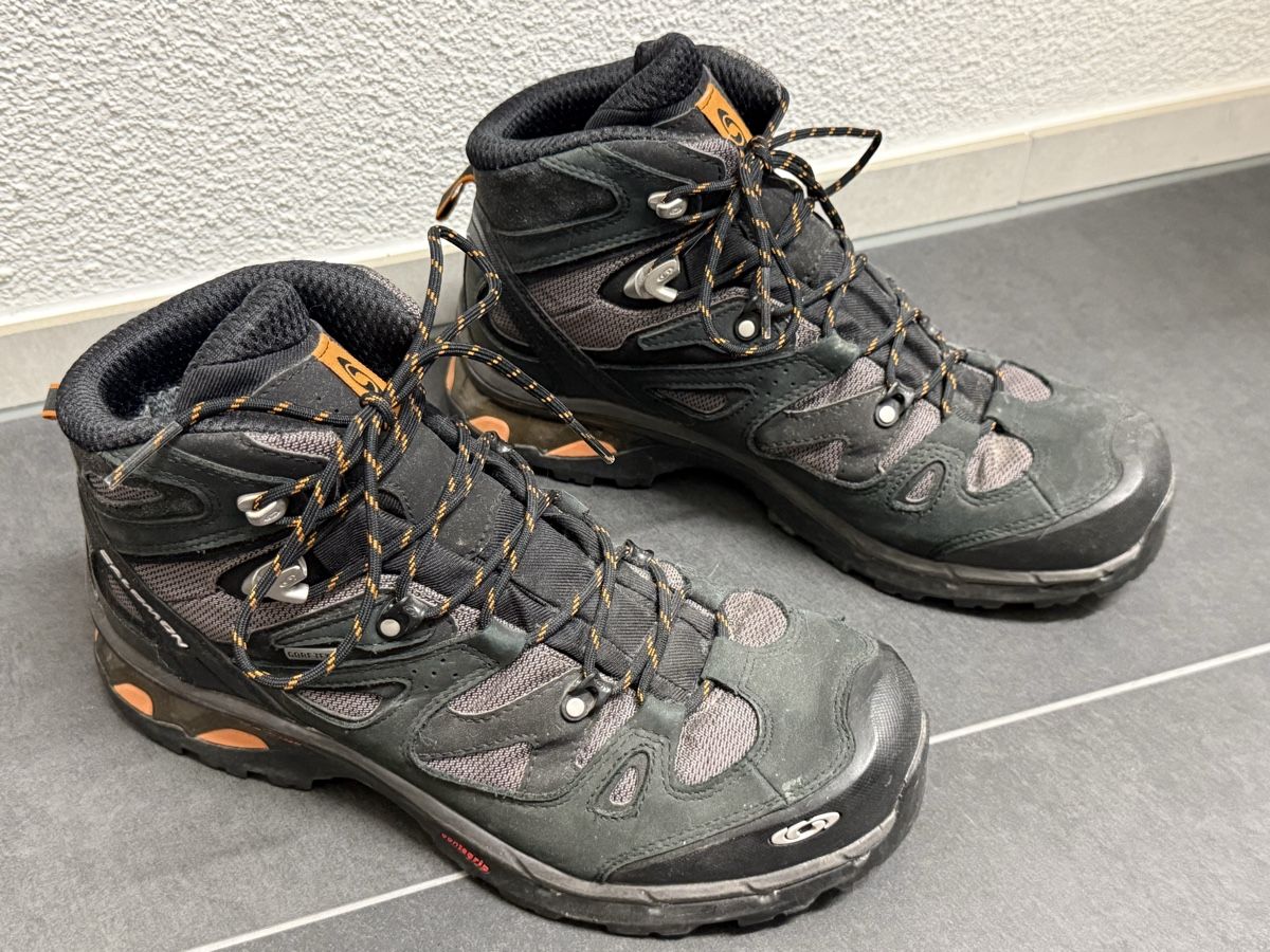 Salomon Scarpe da uomo: Wanderschuh, Marke Salomon, Gr. 44 2/3 – Nuovo (secondo la descrizione) da Kerns venduto da ritardando 1