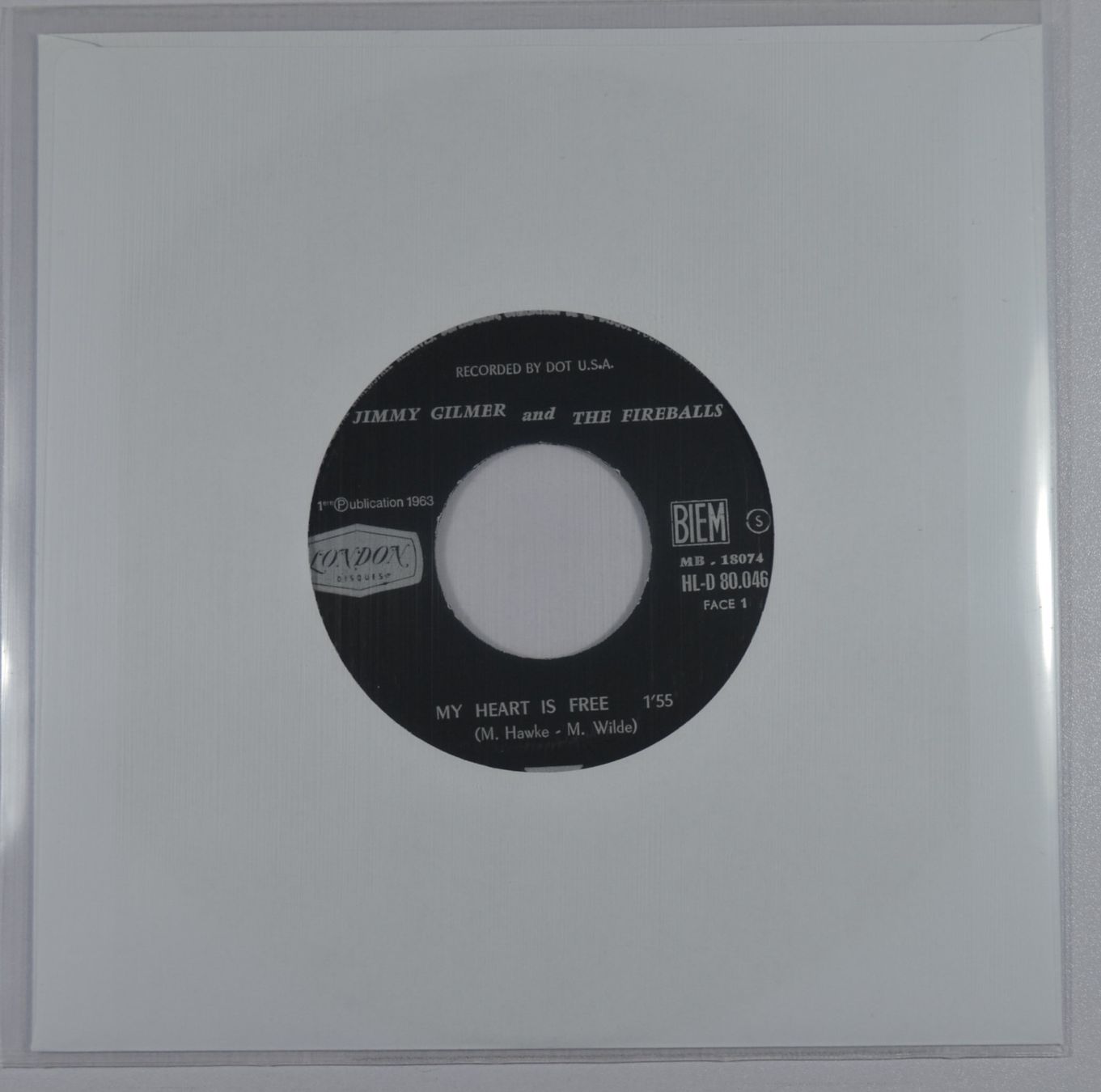 Schallplatten: Single: JIMMY GILMER & FIREBALLS - Sugar Shack (Rockabilly) – Gebraucht aus Frenkendorf von Yard-Sale-2000 1