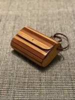 Einzigartige Holz-Clutch, nachhaltiger Stil!