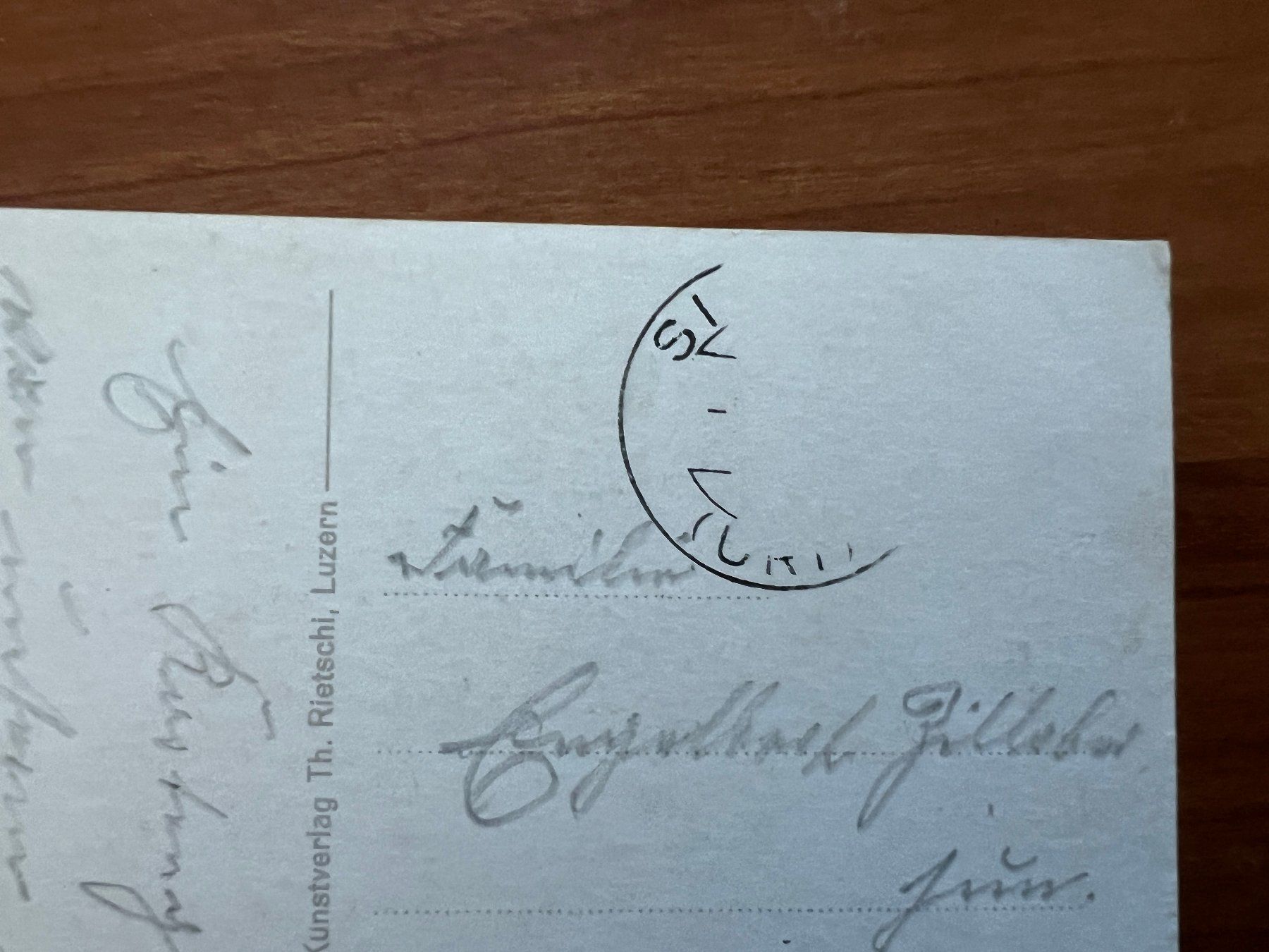 Ansichtskarten: AK  ca 1950 Luzern  (G2001) – Gebraucht aus Hinwil von Sidi4 1