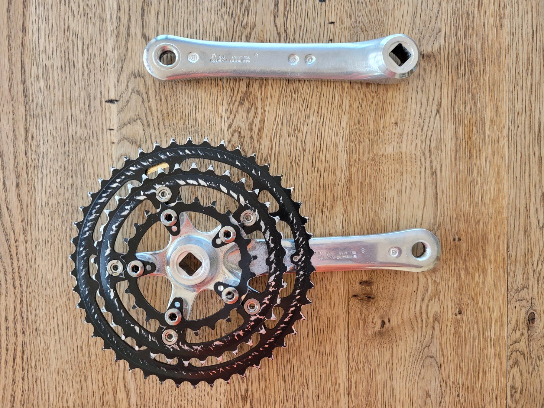 Shimano Pezzi di ricambio: Shimano Deore Kurbel 3 Fach – Usato da Rechthalten venduto da Strike10 1