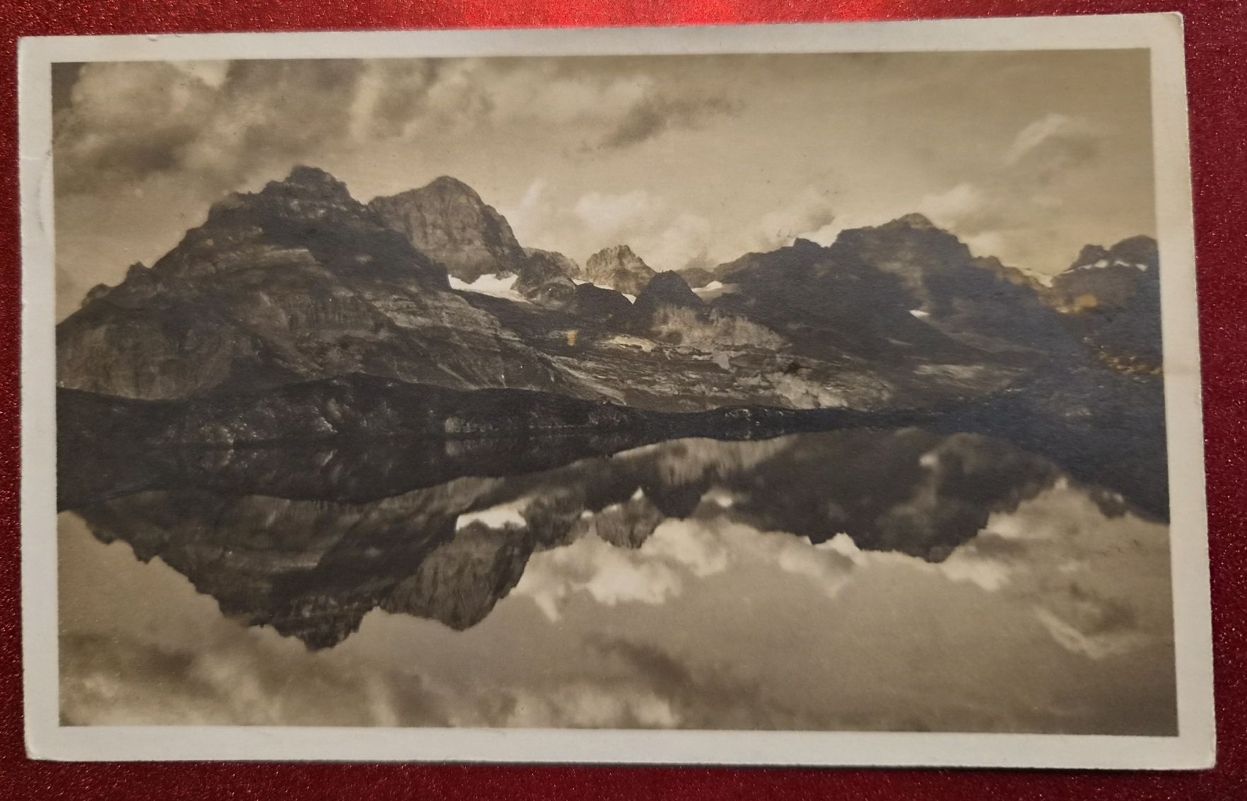 Ansichtskarten: Am Bristenseeli. Blick g. Windgällen 1947 – Gebraucht aus Melchnau von Arthurius