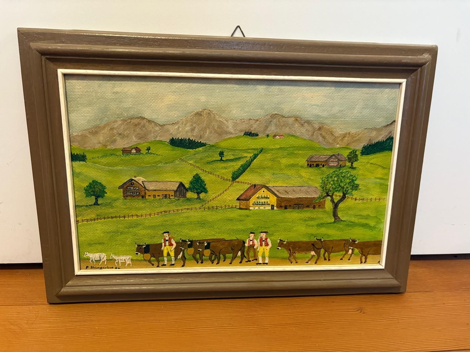 Gemälde: Oelgemälde auf Leinwand von Paul Steingruber – Gebraucht aus Biel/Bienne von TuescherS
