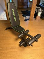 Tunturi Hantelbank verstellbar mit Beinmodul schwarz