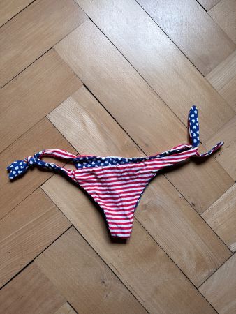 Bikini Slip rot-weiss-blau XS/S