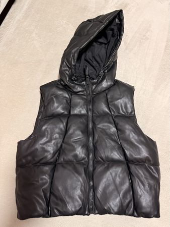 FB Sister Weste in Leder-Optik, Schwarz, Gr. XL / NEU!