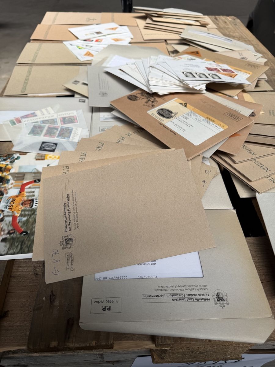 Alle Briefmarken: Frankaturen lichtenstein  – Gebraucht aus Bütschwil von sof_p98b 5