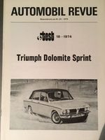 TRIUMPH Dolomite Sprint Testbericht 1974