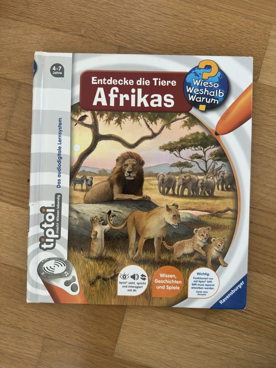Libri: Tiptoi Buch Entdecke die Tiere Afrikas – Usato da Zürich venduto da Gwizduch