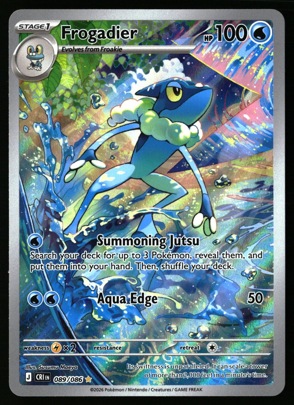 Pokémon Sammelbilder & Trading cards: Frogadier #89 Pokemon Chaos Rising – Gebraucht aus Feuerthalen von Plazatoys